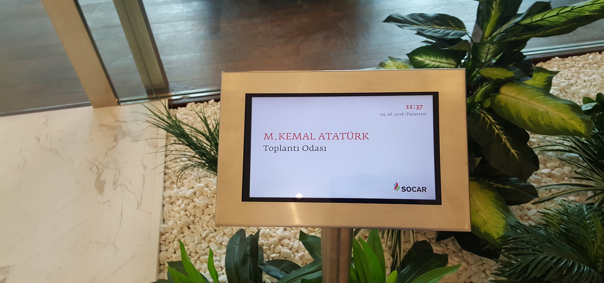 Socar Vadi İstanbul Genel Müdürlük Binası Toplantı Rezervasyon Yönetim Sistemi 
